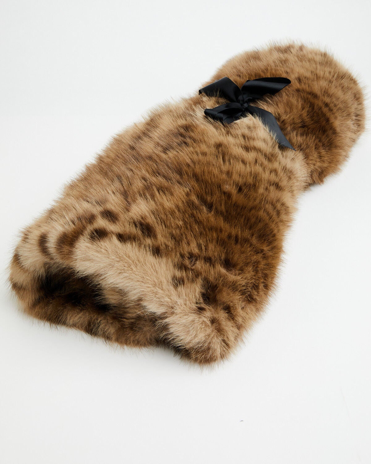 Boot Barn Pioneer Leopard Print Faux Fur Blanket, Leopard, hi-res