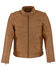 Image #1 - Milwaukee Leather Men's Tan Stand Up Collar Leather Jacket - 4X, Tan, hi-res