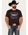 Image #1 - Cinch Men's Anglers Bait & Tackle Short Sleeve Graphic T-Shirt, , hi-res