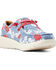 Image #1 - Ariat Women's Hilo Western Aloha Casual Shoes - Moc Toe , Blue, hi-res
