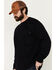 Image #2 - Hawx Men's FR Long Sleeve Pocket T-Shirt, Navy, hi-res