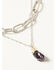 Image #2 - Shyanne Women's Layered Chunky Chain Stone Necklace, Silver, hi-res