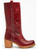 Image #1 - Cleo + Wolf Women's Scout Fashion Boots - Round Toe, Red, hi-res