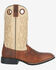 Image #2 - Smoky Mountain Men's Cedar Performance Western Boots - Broad Square Toe, Brown, hi-res