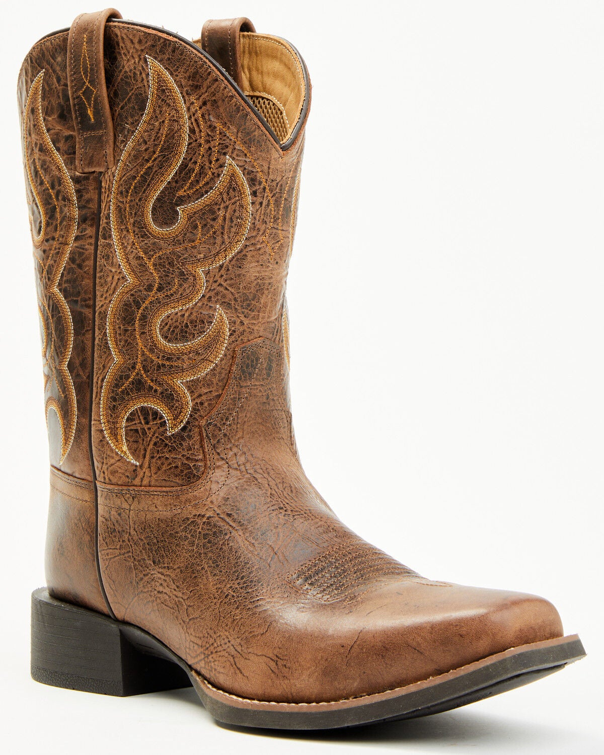 Image #1 - Cody James Ace&trade; Ridge Western Boots - Square Toe, Tan, hi-res