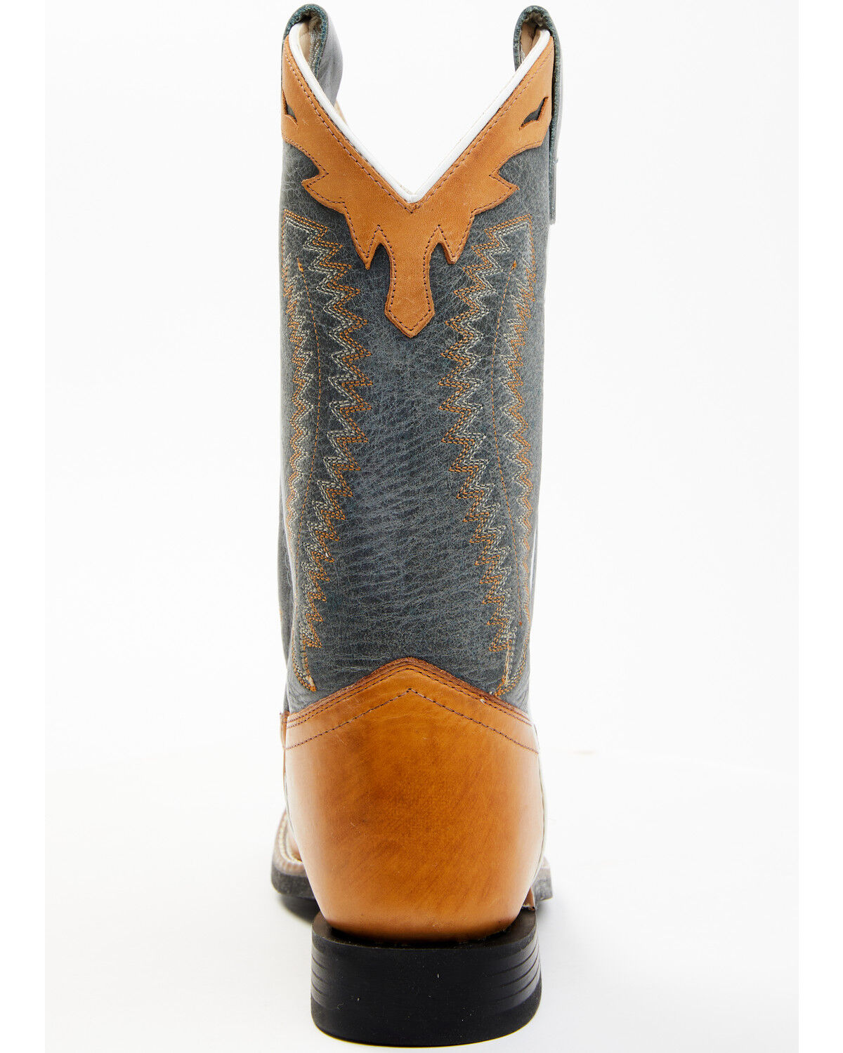 Image #9 - Cody James Boys' Barnwood Western Boots - Square Toe, Brown, hi-res