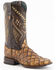 Image #1 - Ferrini Men's Bronco Pirarucu Print Western Boots - Broad Square Toe, Brown, hi-res