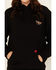 Image #2 - Troll Co Women's Rosie Graphic Hoodie, Black, hi-res