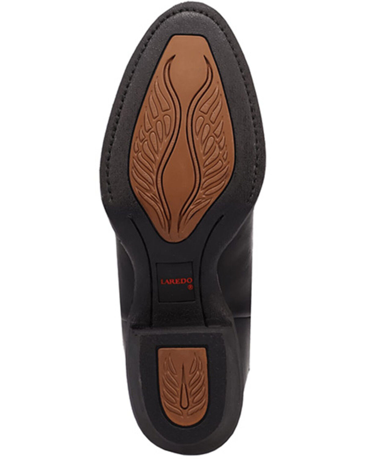 Image #7 - Laredo Women's Lazy River Western Boots - Round Toe, Black, hi-res