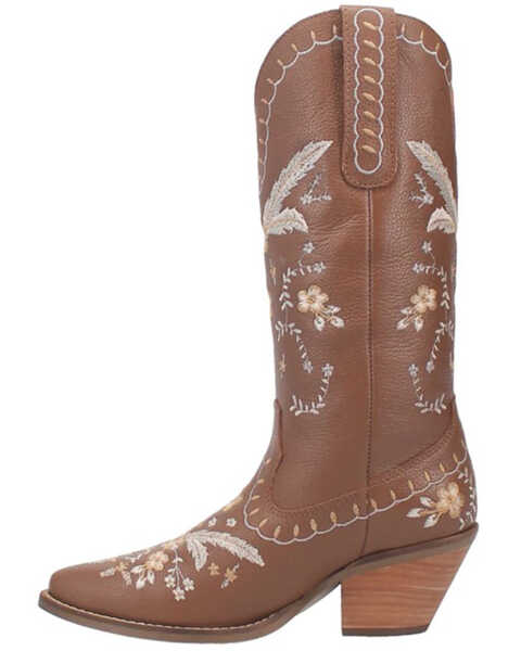 Image #3 - Dingo Women's Full Bloom Western Boots - Medium Toe, Brown, hi-res