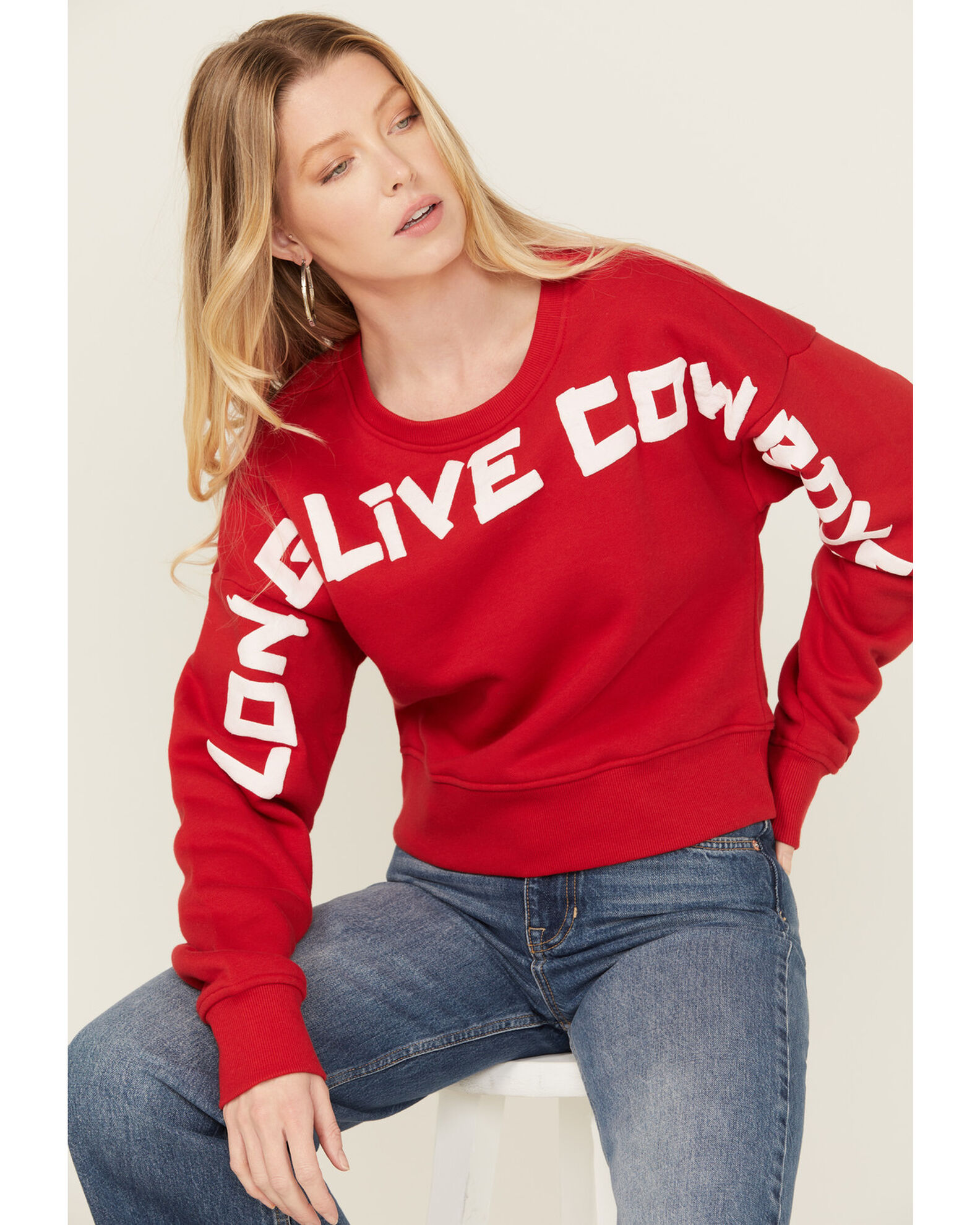 Wrangler Retro Women s Long Live Cowboys Pullover Sheplers