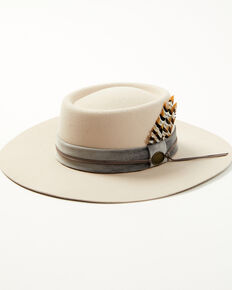 Idyllwind Women's Heartland Drive Felt Western Fashion Hat, Beige/khaki, hi-res