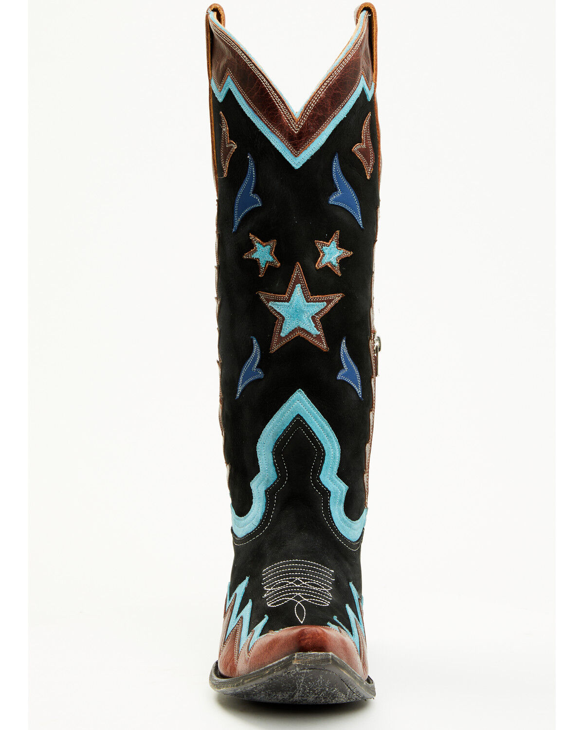 Image #4 - Old Gringo Women's Headliner Outlay Tall Western Boots - Snip Toe, Black, hi-res