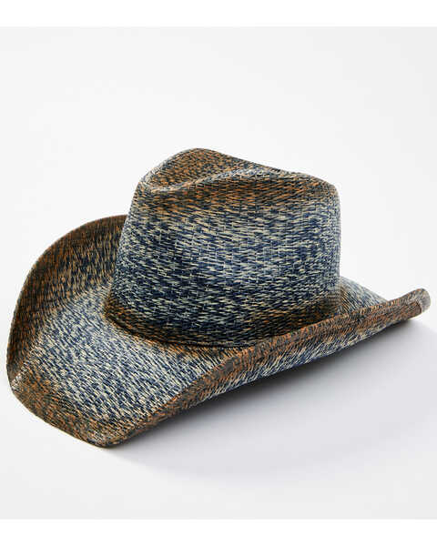 Cody James Kids' Wild Bill Straw Cowboy Hat , Brown, hi-res