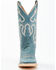 Image #4 - Corral Women's Distressed Embroidered Western Boots - Broad Square Toe , Blue, hi-res