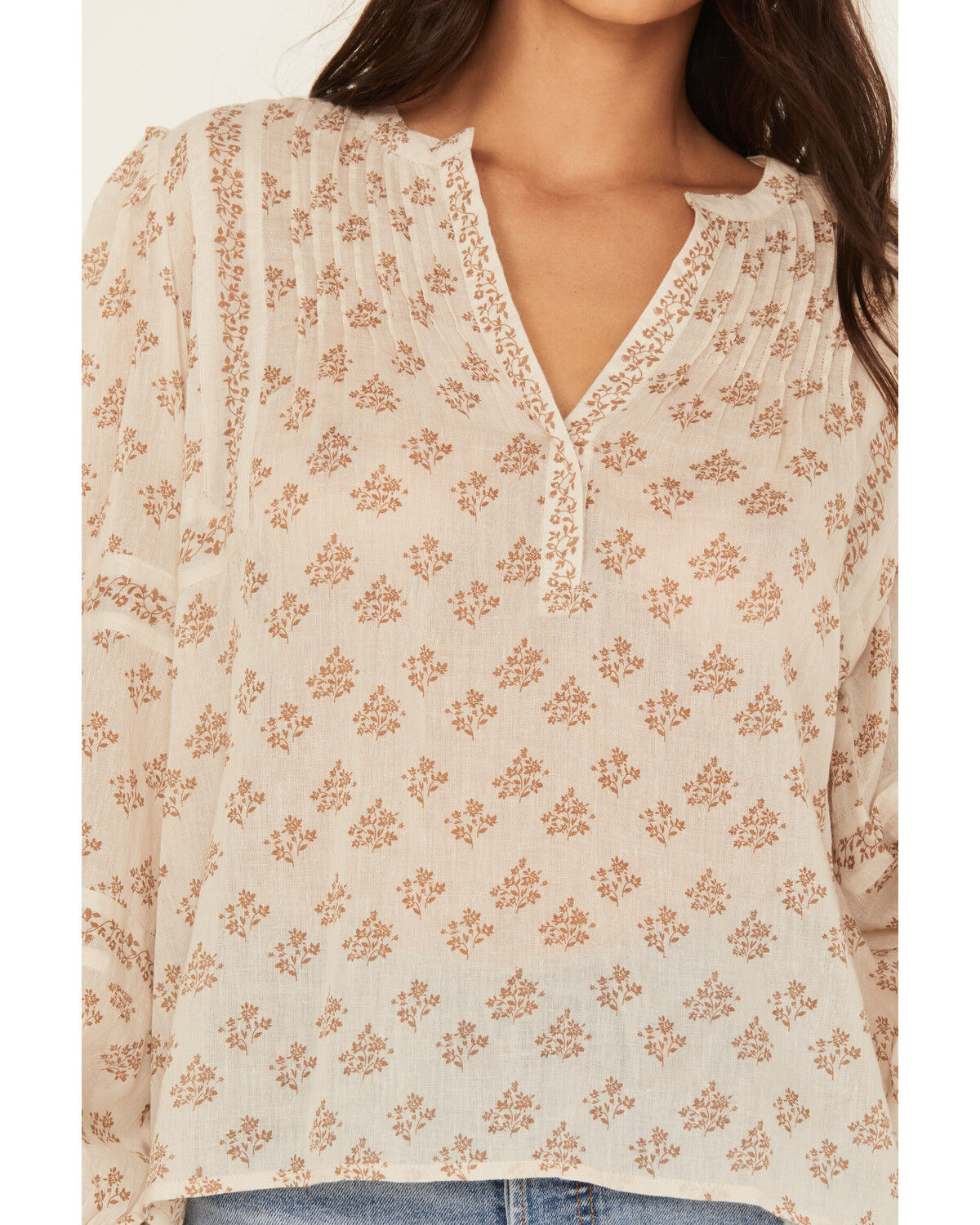 Image #3 - Bila Women's Valley Spring Top, Ivory, hi-res