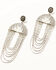 Image #2 - Wonderwest Women's Tenille Chandelier Earrings, Silver, hi-res