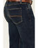 Image #4 - RANK 45® Men's Calico Dark Wash Slim Straight Stretch Denim Jeans, Dark Wash, hi-res