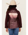 Image #4 - Hooey Girls' Port Striped Quilted Softshell Jacket, Black, hi-res