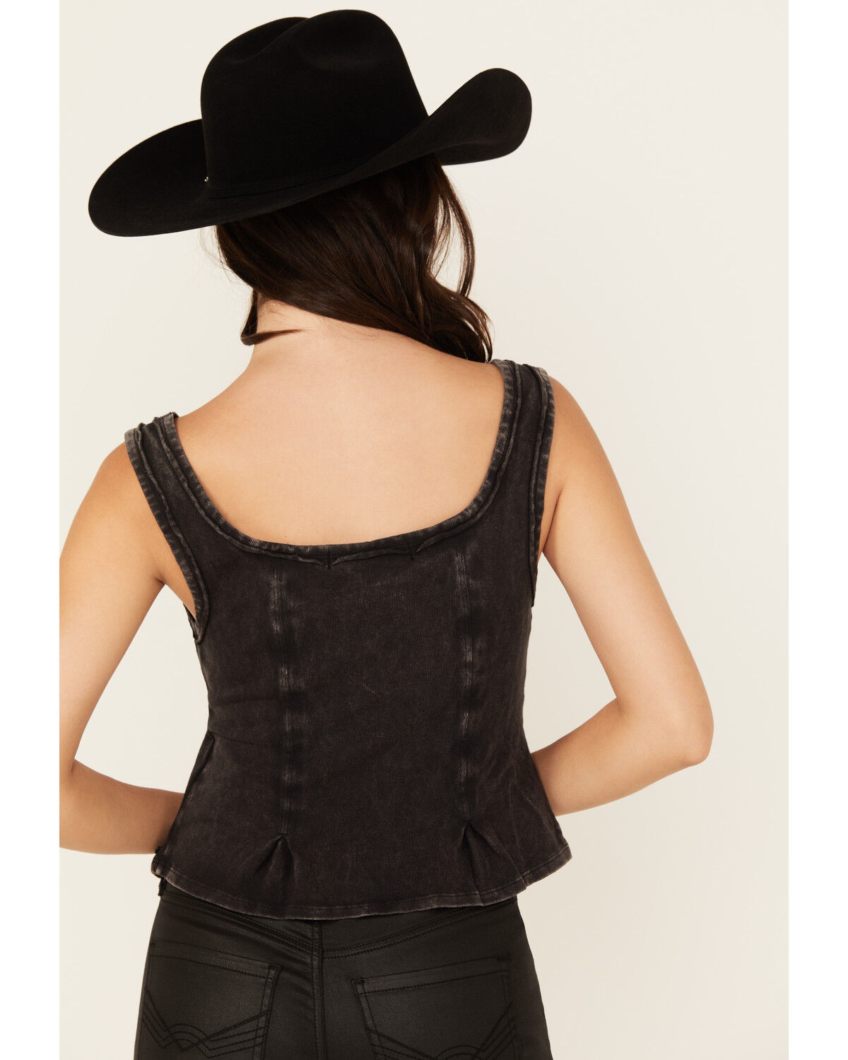 Image #4 - Free People Women's Roller Tank Top, Black, hi-res