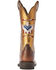 Image #3 - Ariat Women's Frontier Chimayo Thunderbird Embroidered Western Boots - Broad Square Toe, Gold, hi-res