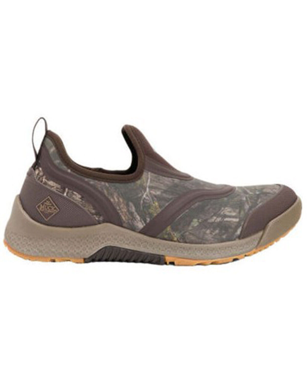 Image #2 - Muck Boots Men's Realtree Camo Outscape Low Slip-On Rubber Shoes, Camouflage, hi-res