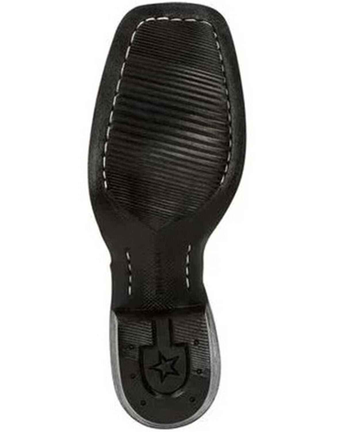 Image #7 - Durango Men's Westward Performance Western Boots - Broad Square Toe, Black, hi-res