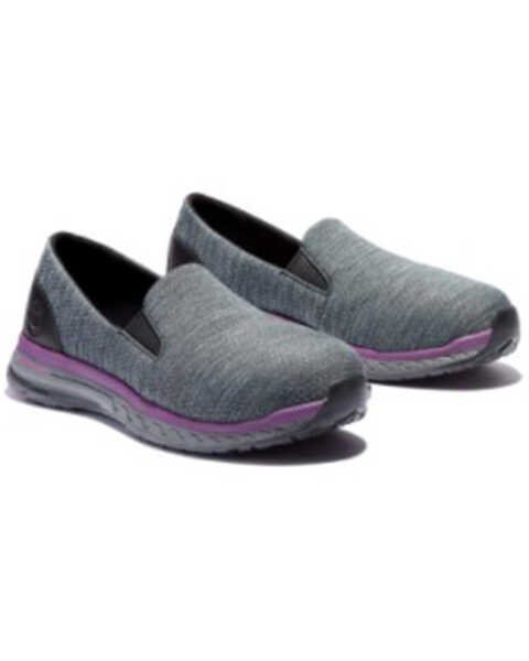 Timberland PRO Women's Drivetrain Slip-On Work Shoes - Alloy Toe, Grey, hi-res