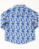 Image #3 - Wrangler Toddler Boys' Paisley Print Long Sleeve Snap Western Shirt, Blue, hi-res