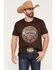 Image #1 - Moonshine Spirit&reg; Men's Cask Guitar Short Sleeve Graphic T-Shirt, Brown, hi-res