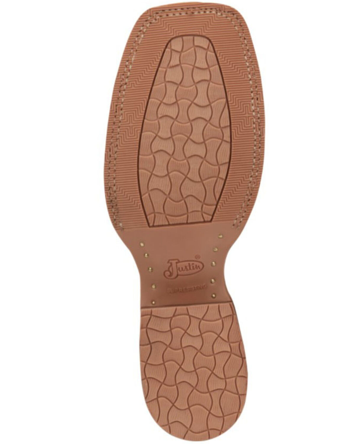 Image #5 - Justin Boots Women's Tan Smooth Ostrich Western Boots - Square Toe, Tan, hi-res