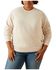 Image #1 - Ariat Women's Rebar Workman Wash Faced Sweatshirt - Plus, Light Pink, hi-res