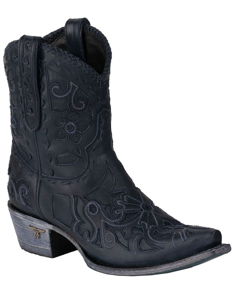 Lane Women's Robin Booties - Snip Toe, Navy, hi-res