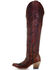 Image #3 - Corral Women's Leather Tall Western Boots - Round Toe, Cognac, hi-res
