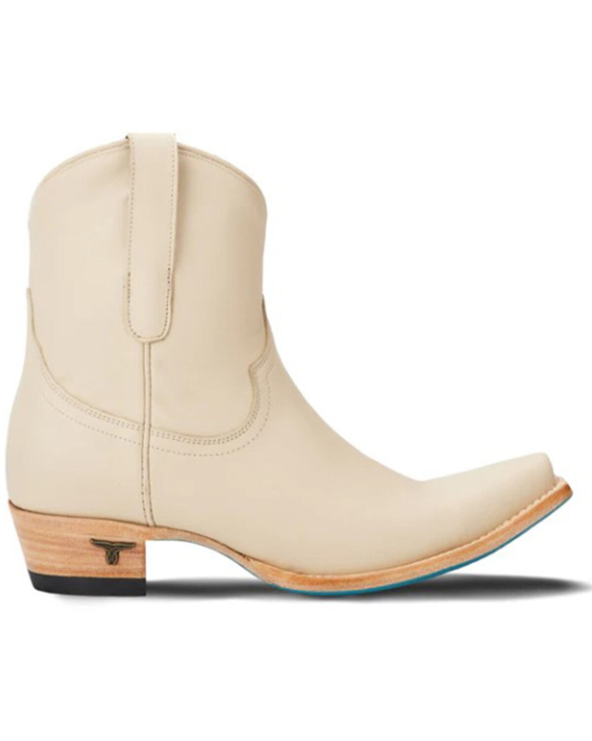 Image #2 - Lane Women's Emma Jane Western Booties - Snip Toe, Ivory, hi-res