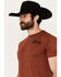 Image #2 - Changes Men's Coors Logo Short Sleeve Graphic T-Shirt, Russett, hi-res