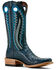 Image #1 - Ariat Men's Exotic Full-Quill Ostrich Futurity Outlaw Tall Western Boots - Square Toe, Blue, hi-res