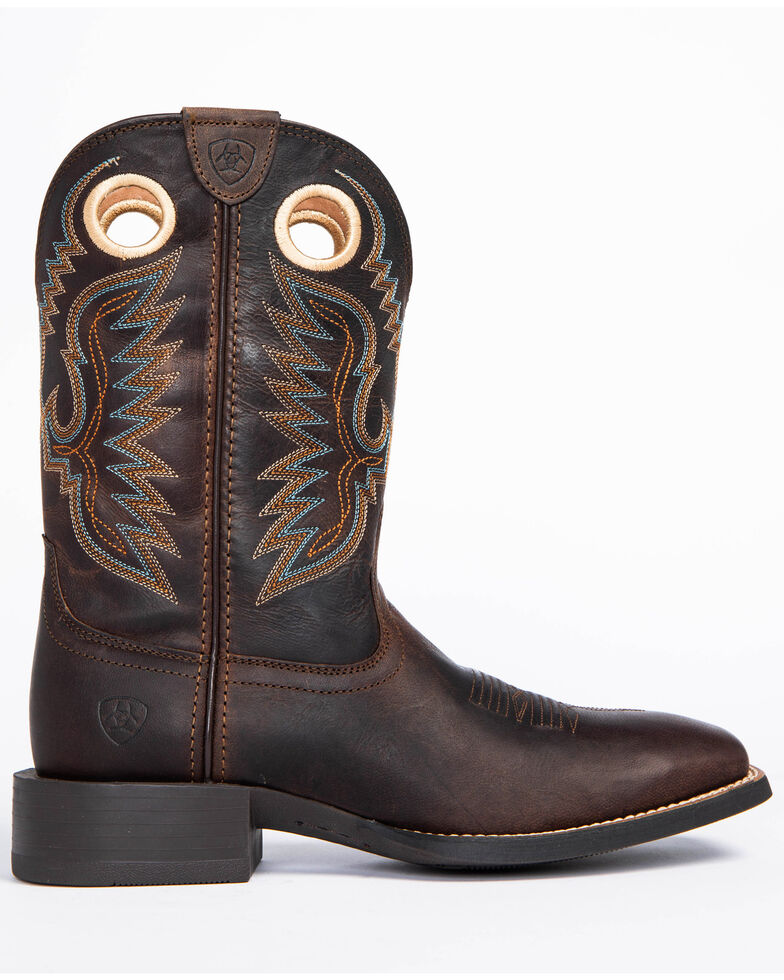 Ariat Men S Brown Sport Ranger Western Boots Square Toe Sheplers