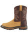 Image #3 - Rocky Boys' Branson Roper Western Boots - Round Toe, Brown, hi-res