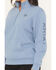 Image #3 - Ariat Women's Boot Barn Exclusive Coronet Half Zip Pullover, Blue, hi-res