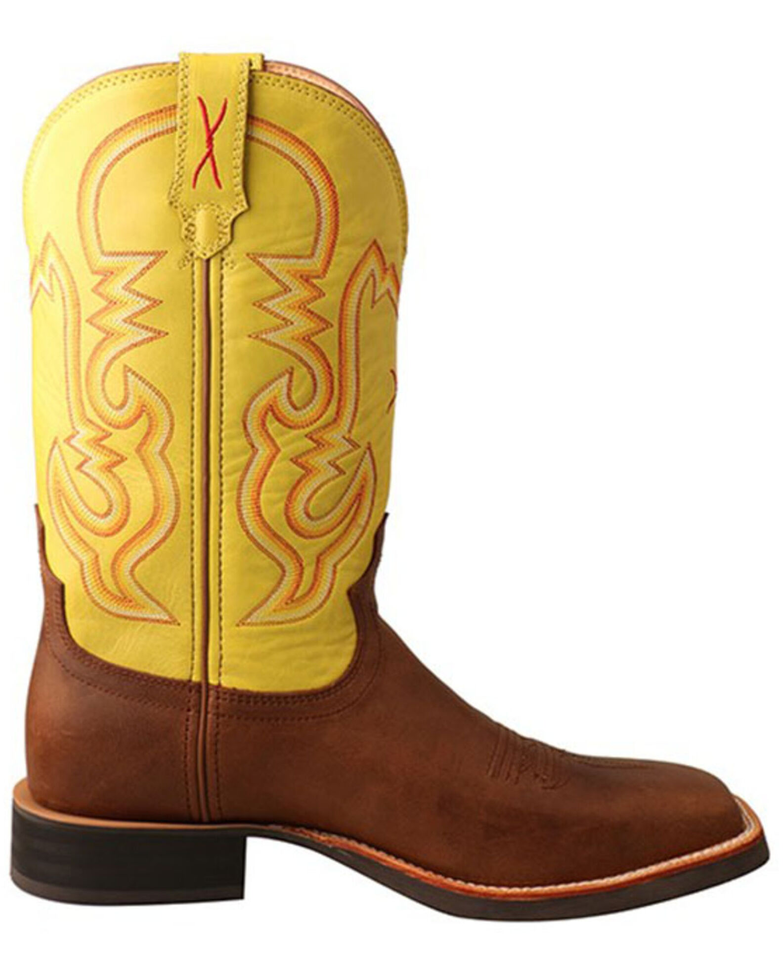 Image #2 - Twisted X Men's Ruff Stock Western Boots - Broad Square Toe, Tan, hi-res
