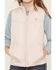 Image #3 - Ariat Girls' Bella Floral Print Reversible Vest, Multi, hi-res