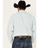 Ariat Men's Penn Geo Print Long Sleeve Western Shirt , Aqua, hi-res