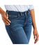 Ariat Women's R.E.A.L Perfect Rise Stretch Abby Straight Mackenzie Jeans, Blue, hi-res