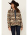 Image #1 - Wrangler Women's Southwestern Print Jacket, Grey, hi-res