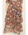 Image #2 - Beyond The Radar Women's Floral Print Tiered Maxi Skirt , Multi, hi-res