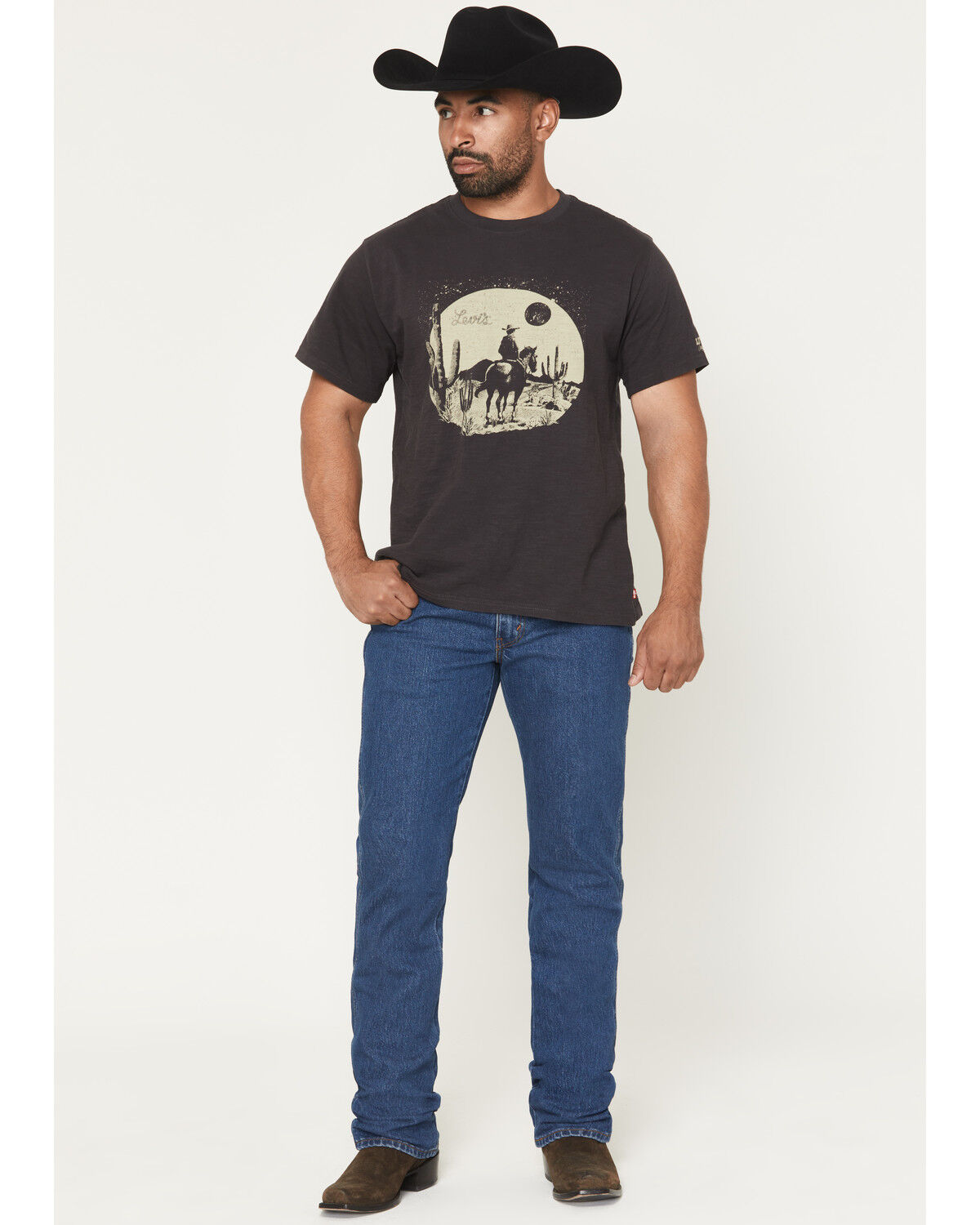 Image #1 - Levi's Men's 537® Medium Wash Bootcut Denim Jeans, Medium Wash, hi-res