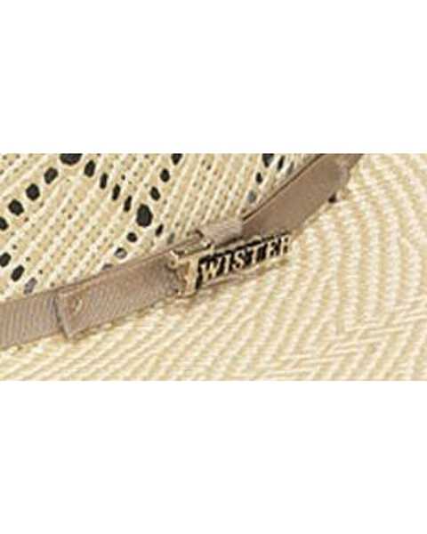 Image #2 - Twister 10X Straw Cowboy Hat, Ivory, hi-res