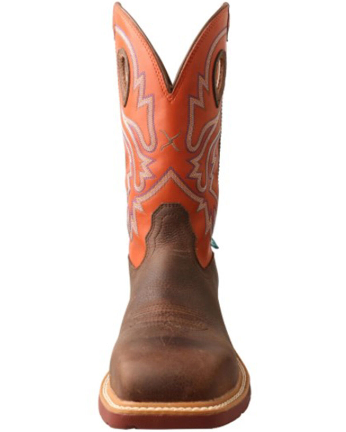 Image #4 - Twisted X Men's Waterproof Western Work Boot - Nano Composite Toe, Brown, hi-res