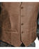 Scully Men's Western Lamb Vest, Brown, hi-res